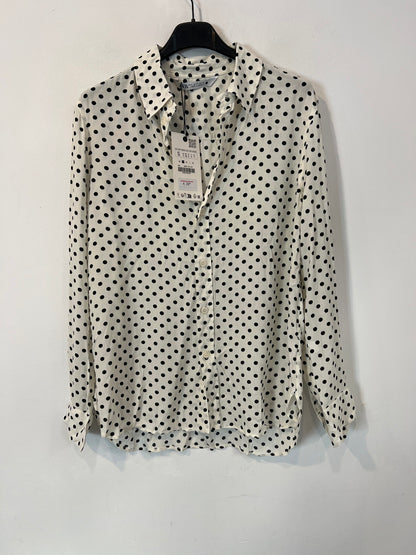 ZARA. Blusa fluida lunares