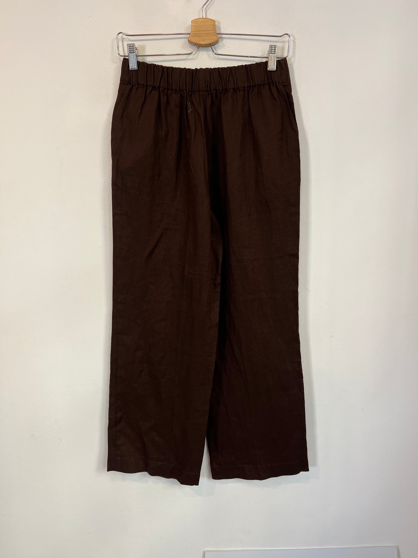 ESE O ESE. Pantalón marrón lino