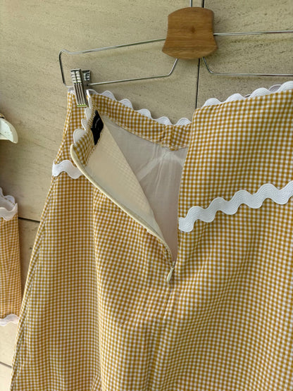 MARTIN ALCALDE. Conjunto Inés Vichy ocre
