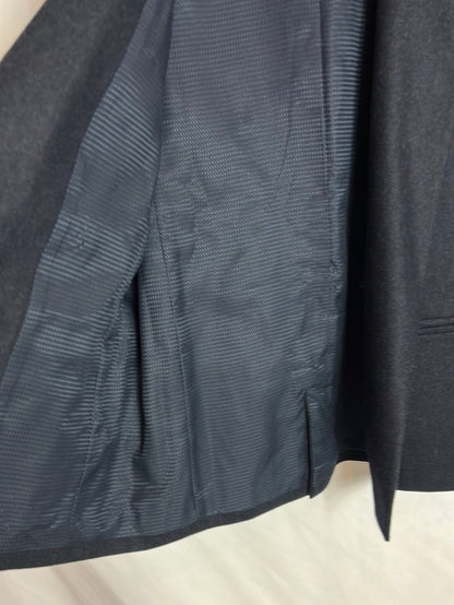 APC Blazer in blue heathered wool. Size 38