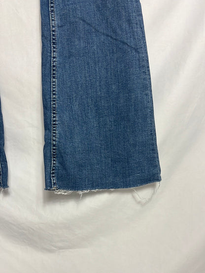 MANGO. Stretch flared denim. T 34