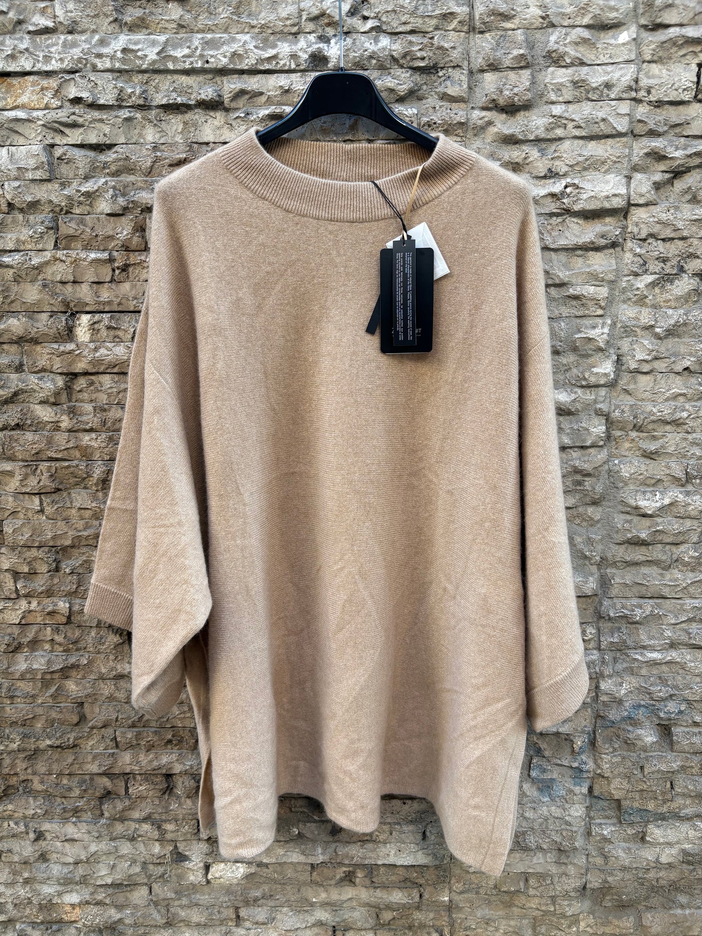 OTHERS. Long knit dress with neckline detail. TS