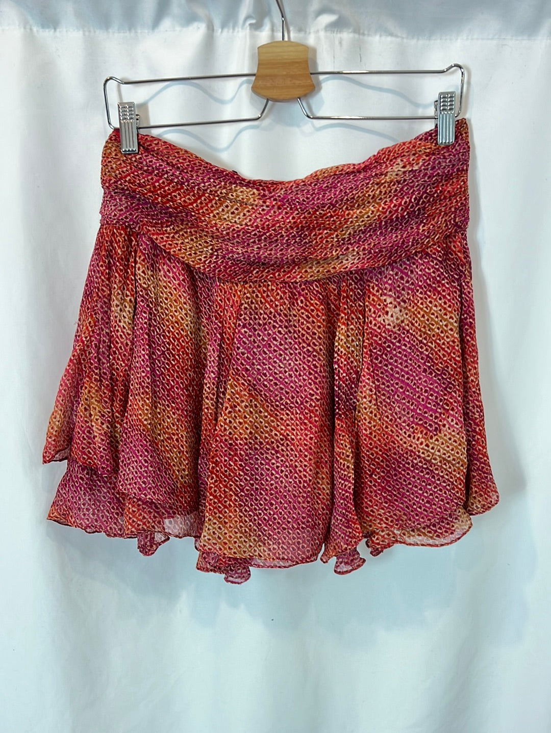 ISABEL MARANT. Printed silk wrap skirt, size 36