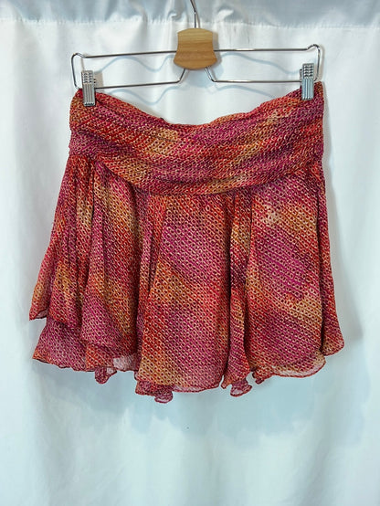 ISABEL MARANT. Printed silk wrap skirt, size 36