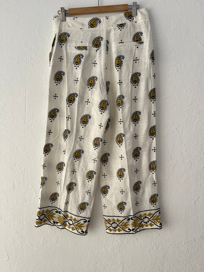 ZARA. White embroidered set TM