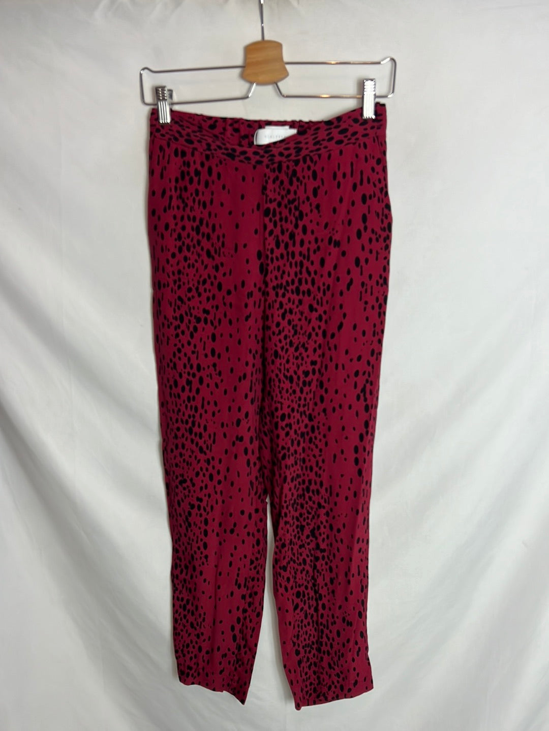 SCALPERS. Total look granate print. T XS/S