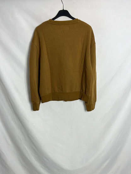 ZARA. Sudadera mostaza T.s
