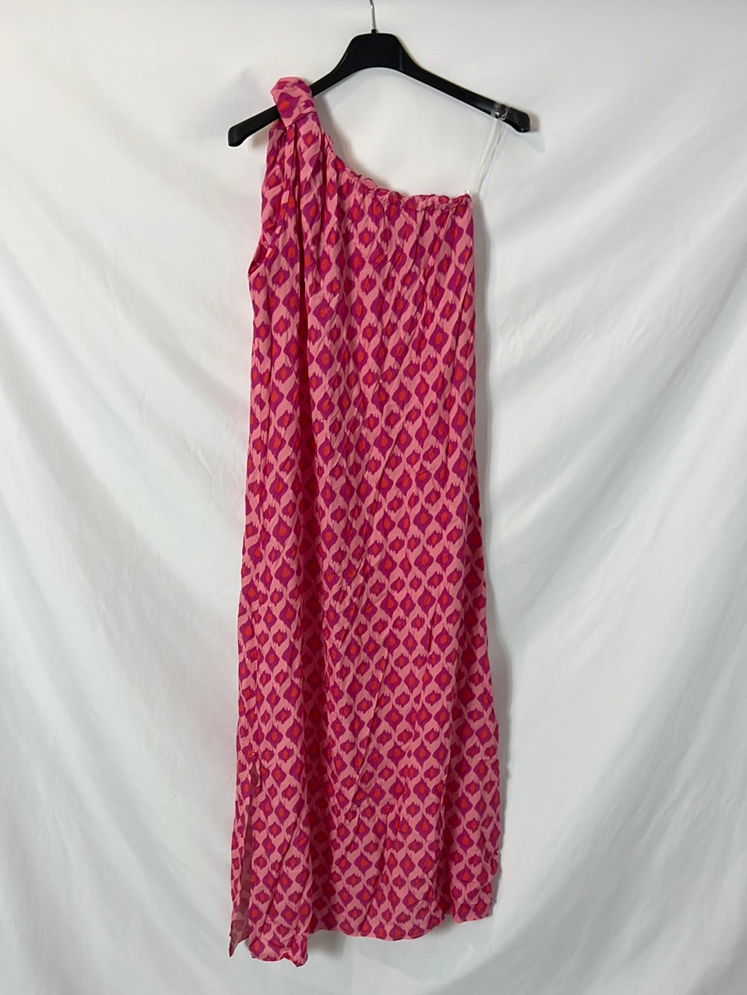 MINDTRAVELER. Long printed dress Tm