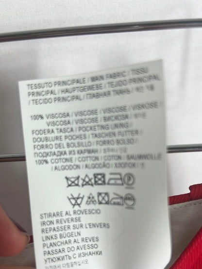 GOLDEN GOOSE. Wide-leg red trousers. TS