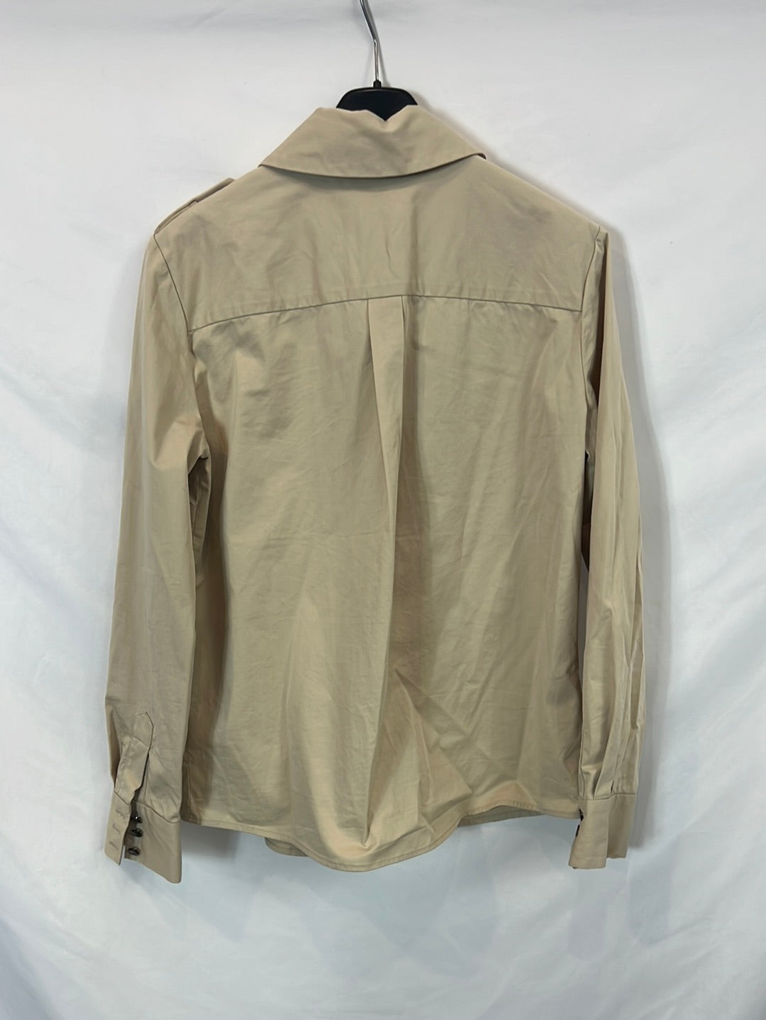 BA&SH. Camisa/sobrecamisa beige T.s