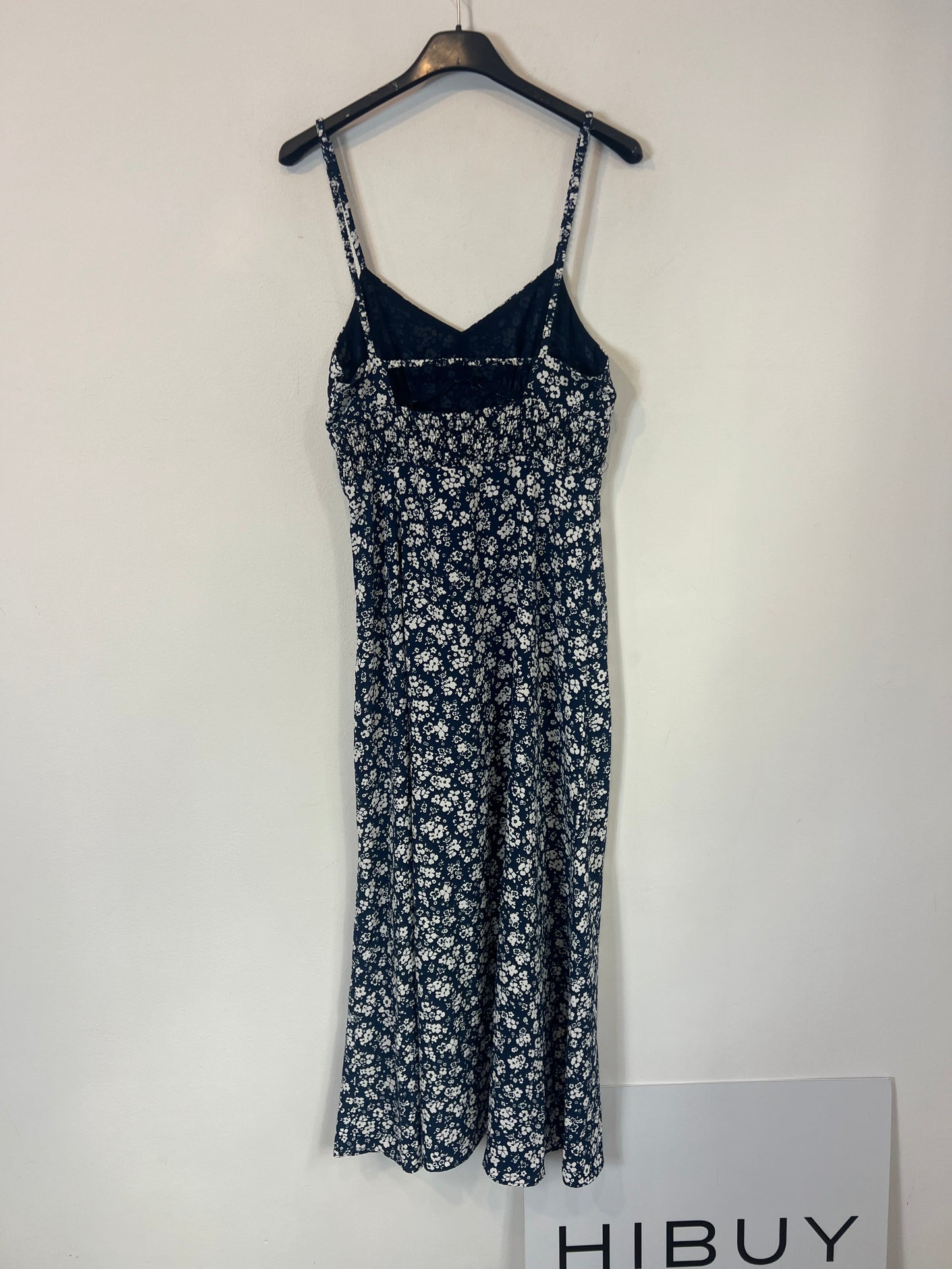 ZARA. Vestido midi estampado flores. T XS