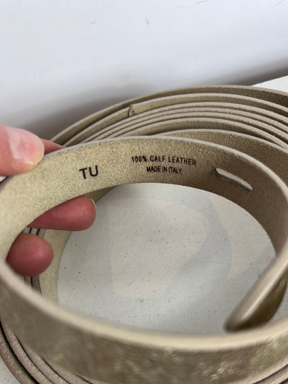 ISABEL MARANT. Cinturón piel dorado  vueltas. T U