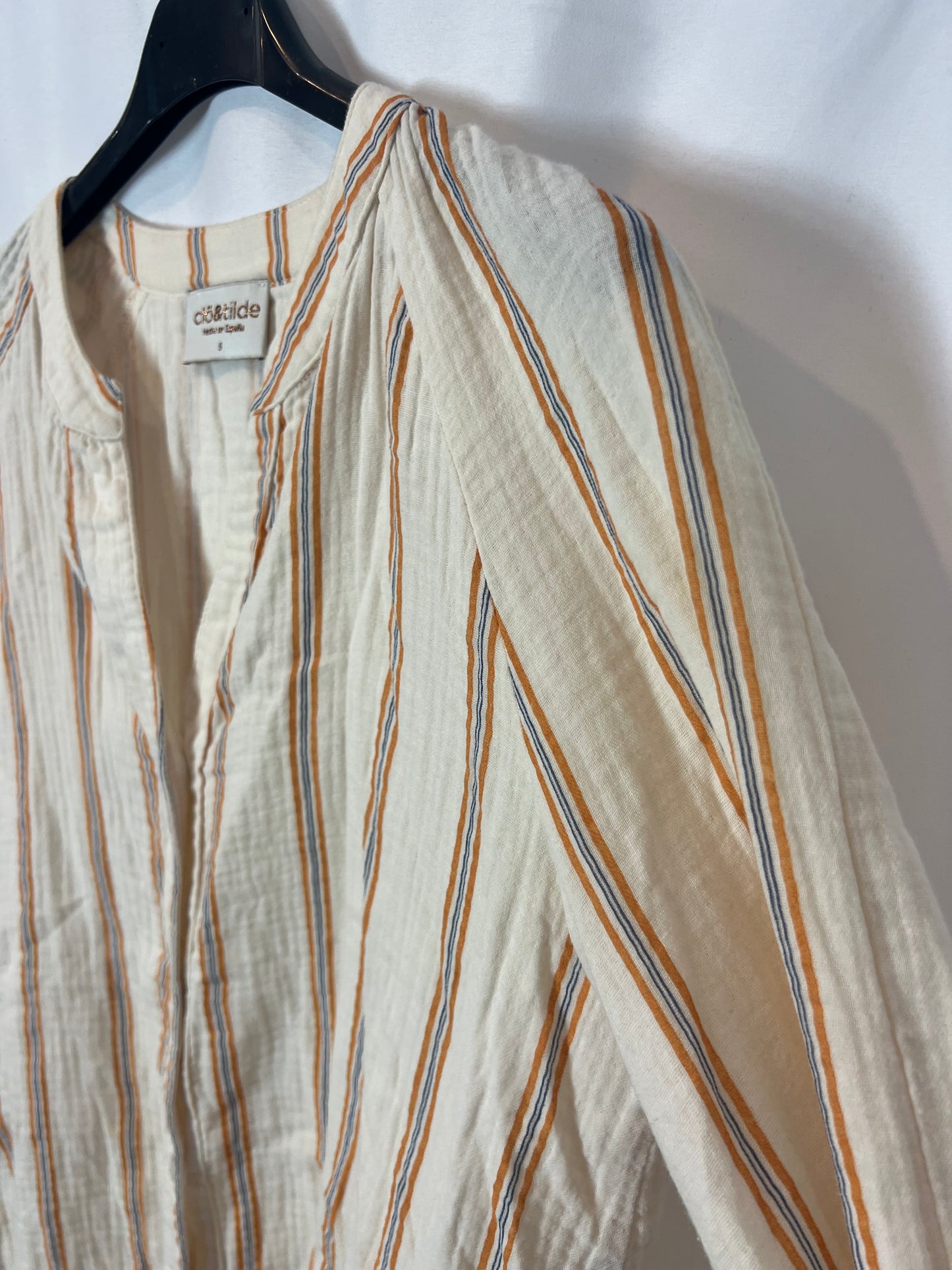 CLÖ&TILDE. Blusa algodón rayas. T S