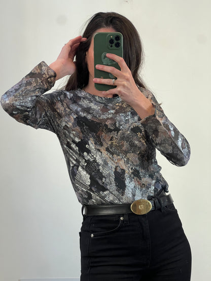 ISABEL MARANT. Blusa seda estampada