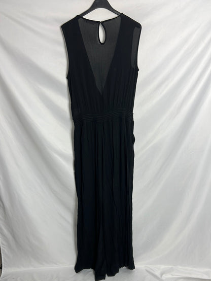 ONLY. Black wide-leg jumpsuit. Size 38