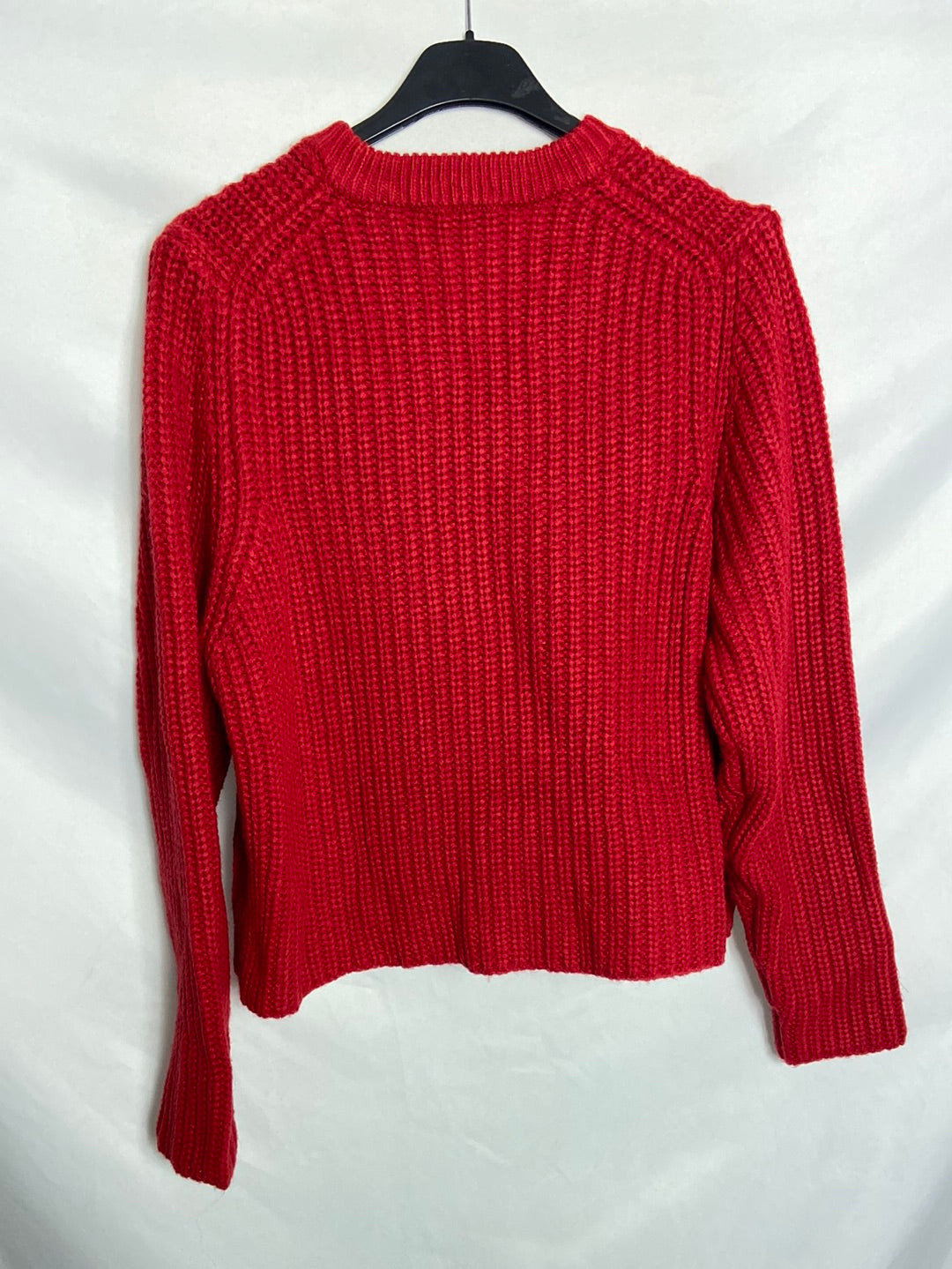 ZARA. Jersey rojo punto T.S