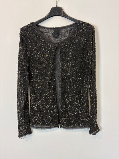 ZARA. Chaqueta lentejuelas mini. T M
