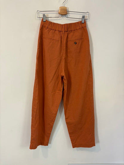 COMPTOIR DES COTONNIERS. Pantalón caldero pinzas con lino