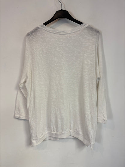 AMERICAN VINTAGE. Camiseta blanca manga larga