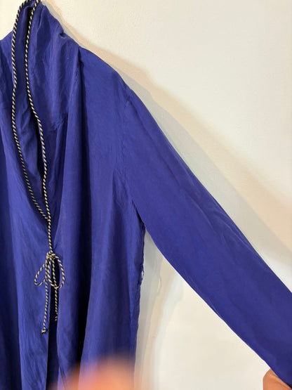 FORTE FORTE. Kimono largo seda morado