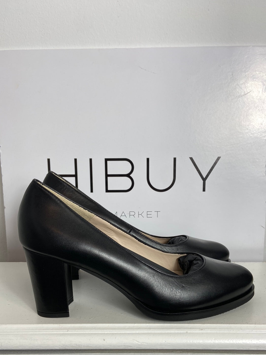 LODI. Black heeled shoe size 40