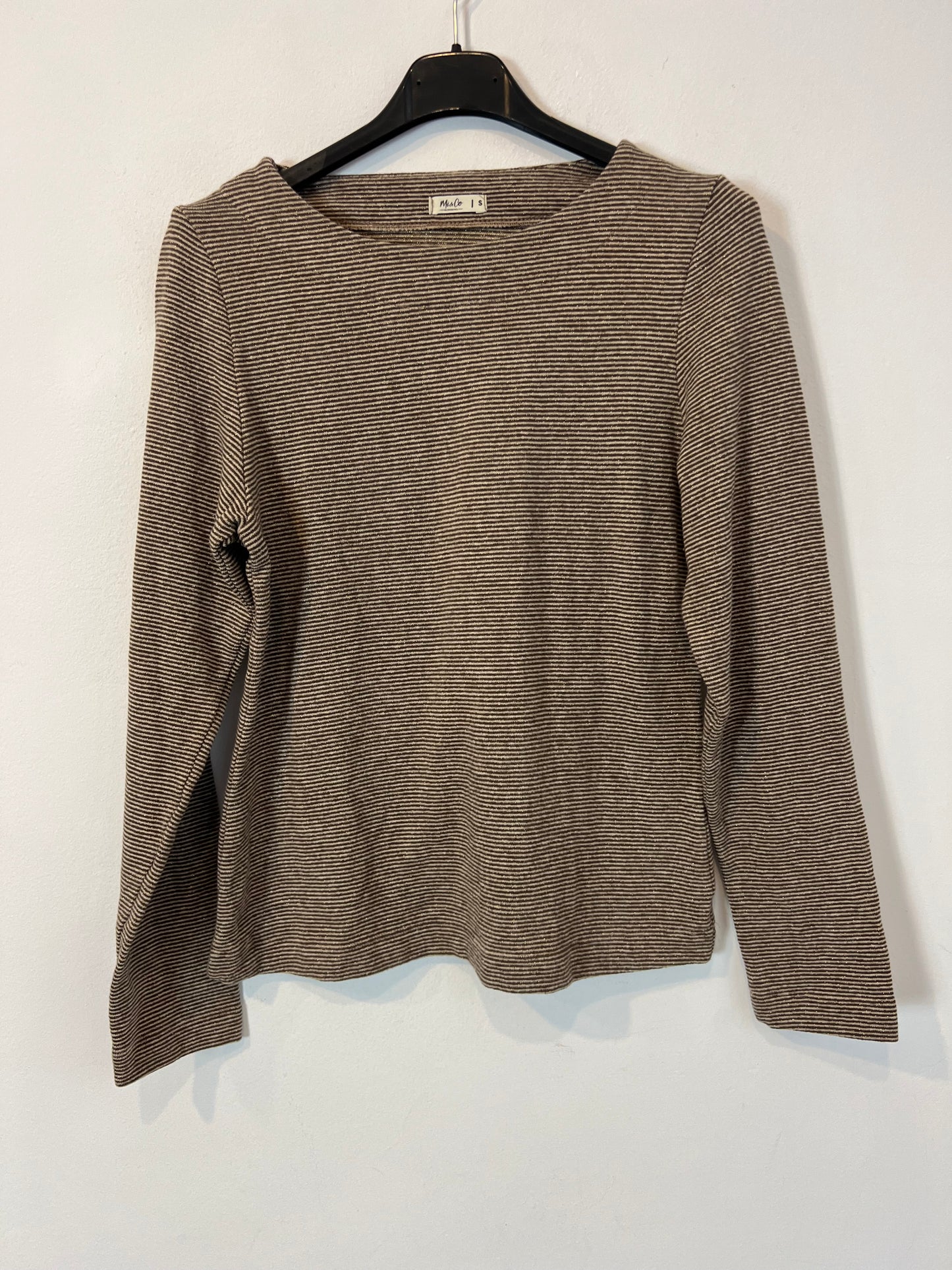 MI&CO. Top rayas hilos brillo. T S