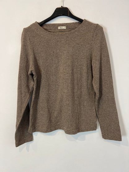 MI&CO. Top rayas hilos brillo. T S