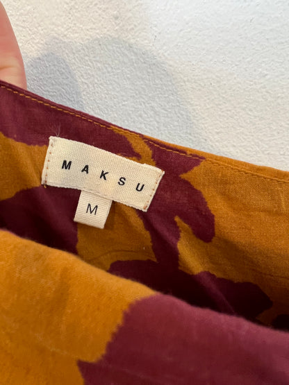 MAKSU. Asymmetrical midi dress Tm