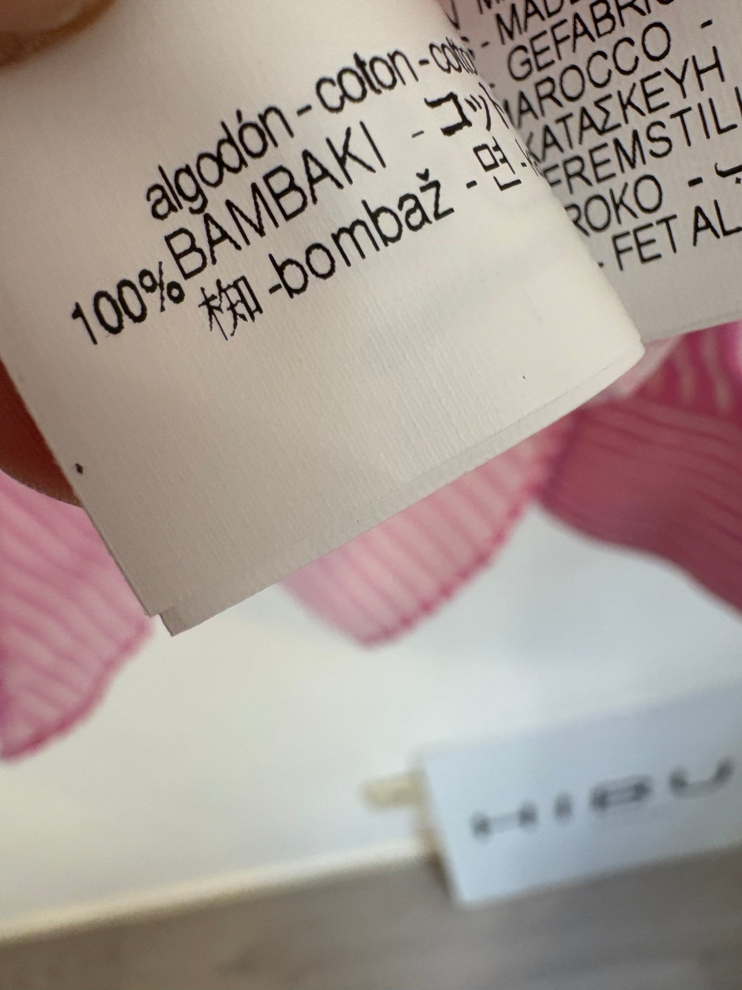 ZARA. Camisa rosa rayas