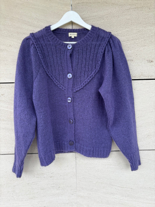 MAKSU. Cárdigan de punto lana mohair