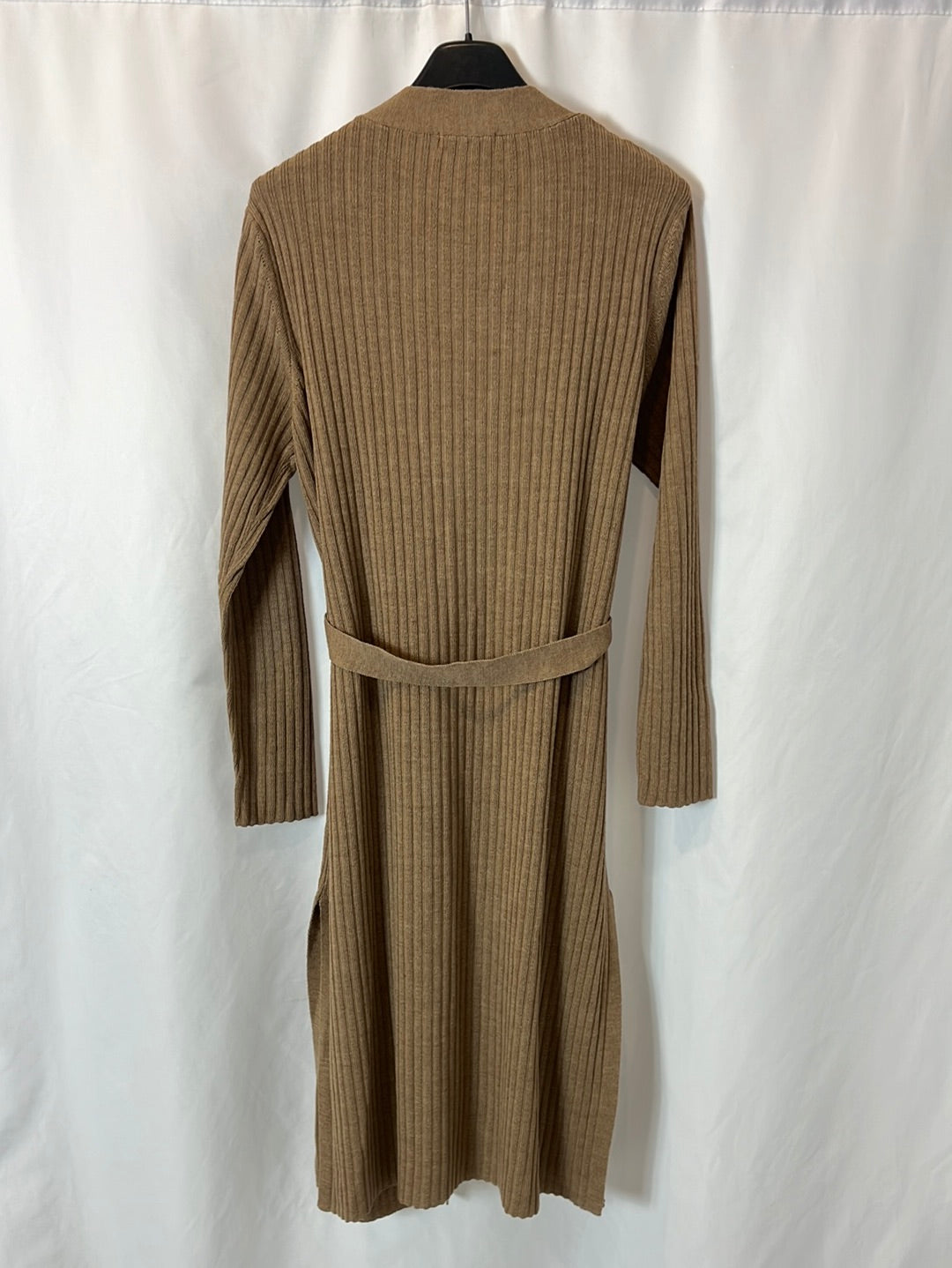 VIRIATUS. Ts ribbed camel cardigan