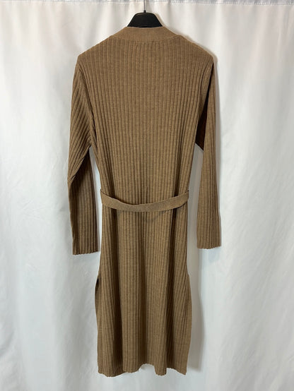 VIRIATUS. Ts ribbed camel cardigan