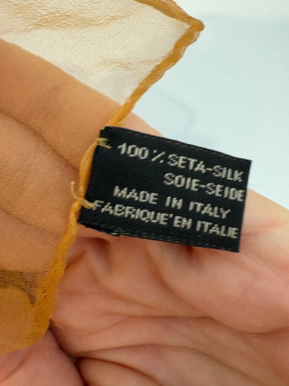 OTRAS. Fular seda tonos tierra