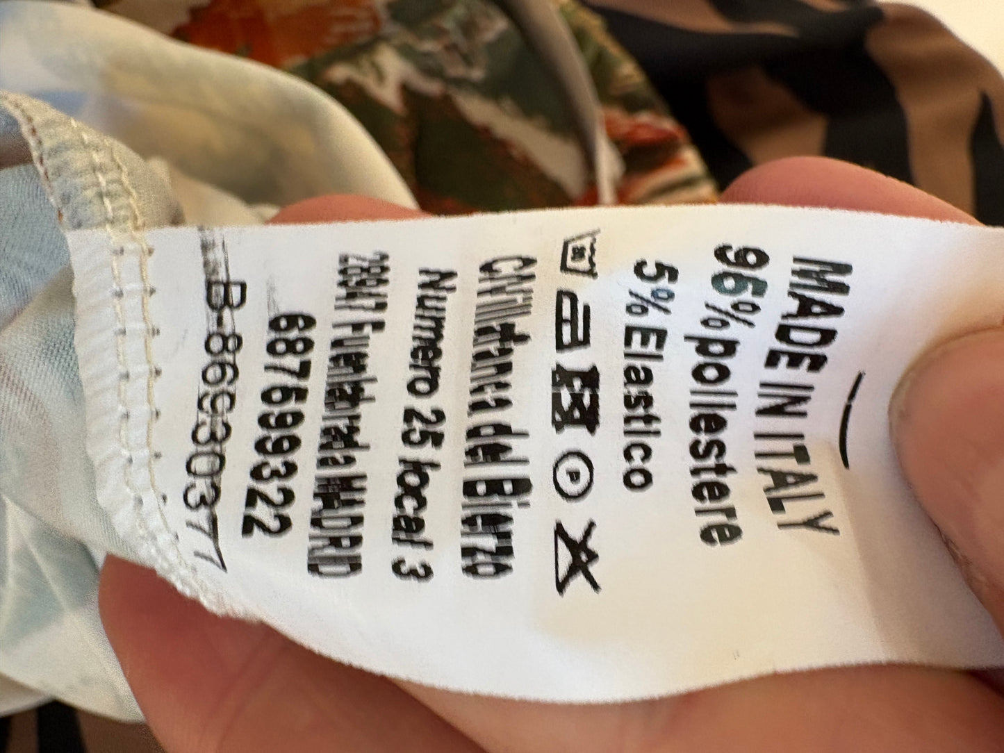 OTHERS. Printed stretch trousers. S.