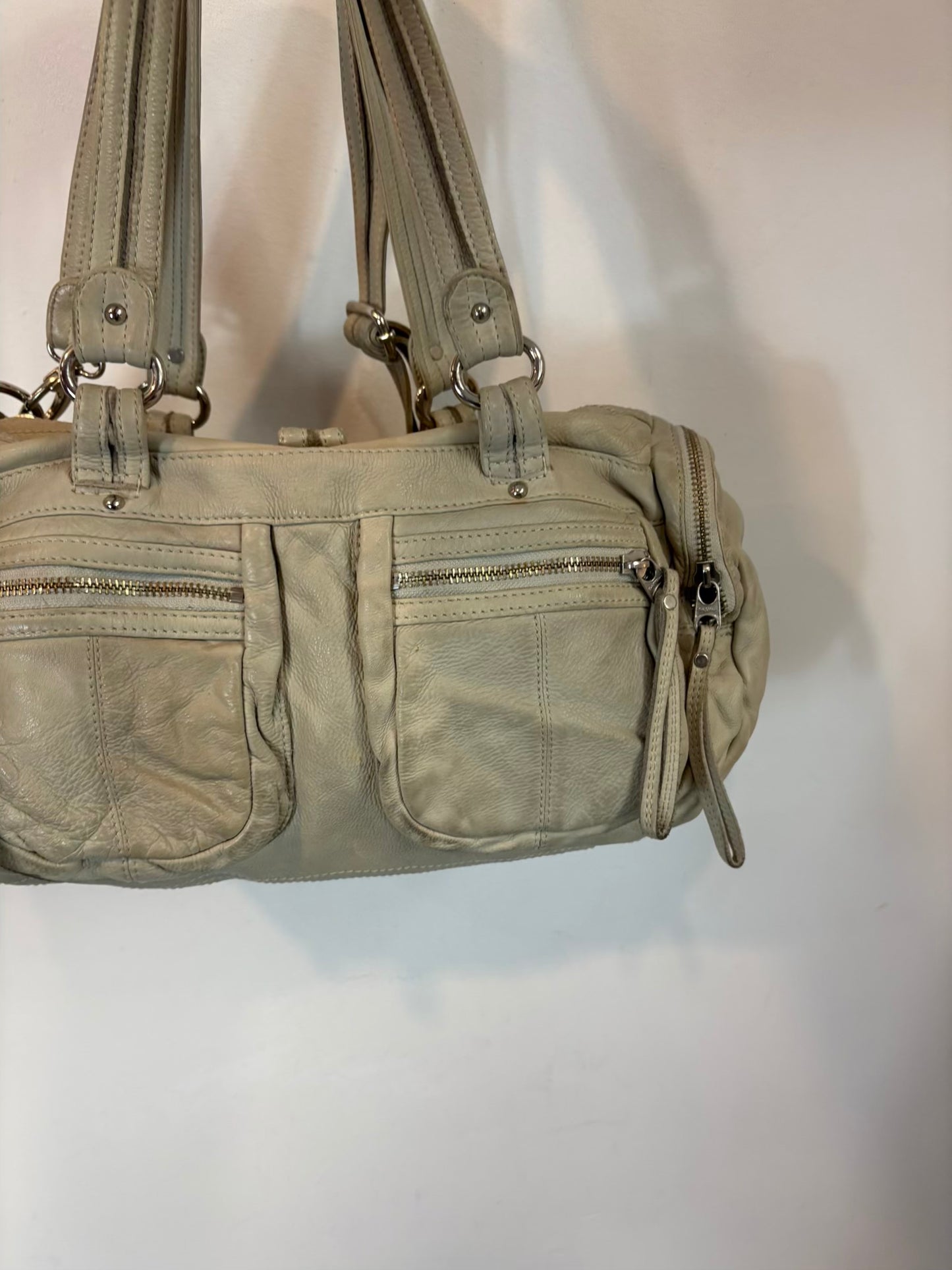 ZADIG & VOLTAIRE. Bolso mediano piel doble asa