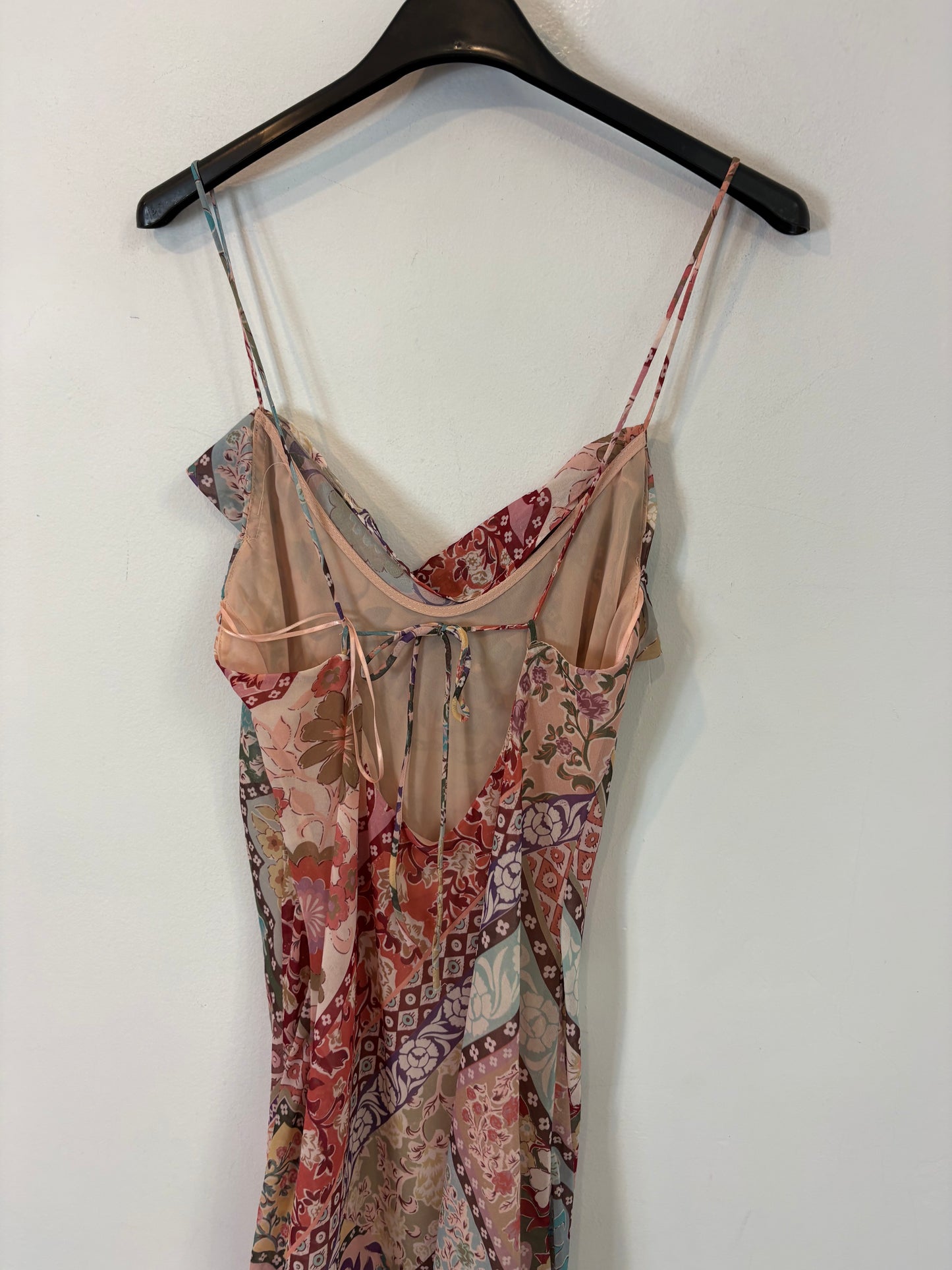 ZARA. Long flowing floral dress. TS