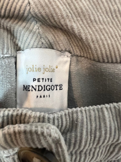 PETITE MENDIGOTE. Pantalón gris micropana. T 36