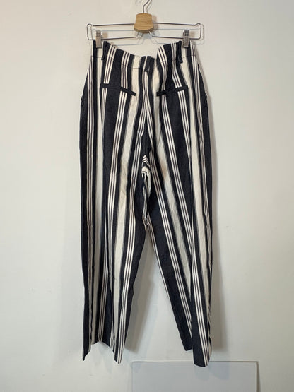 MASSIMO DUTTI. Pantalón azul rayas mezcla