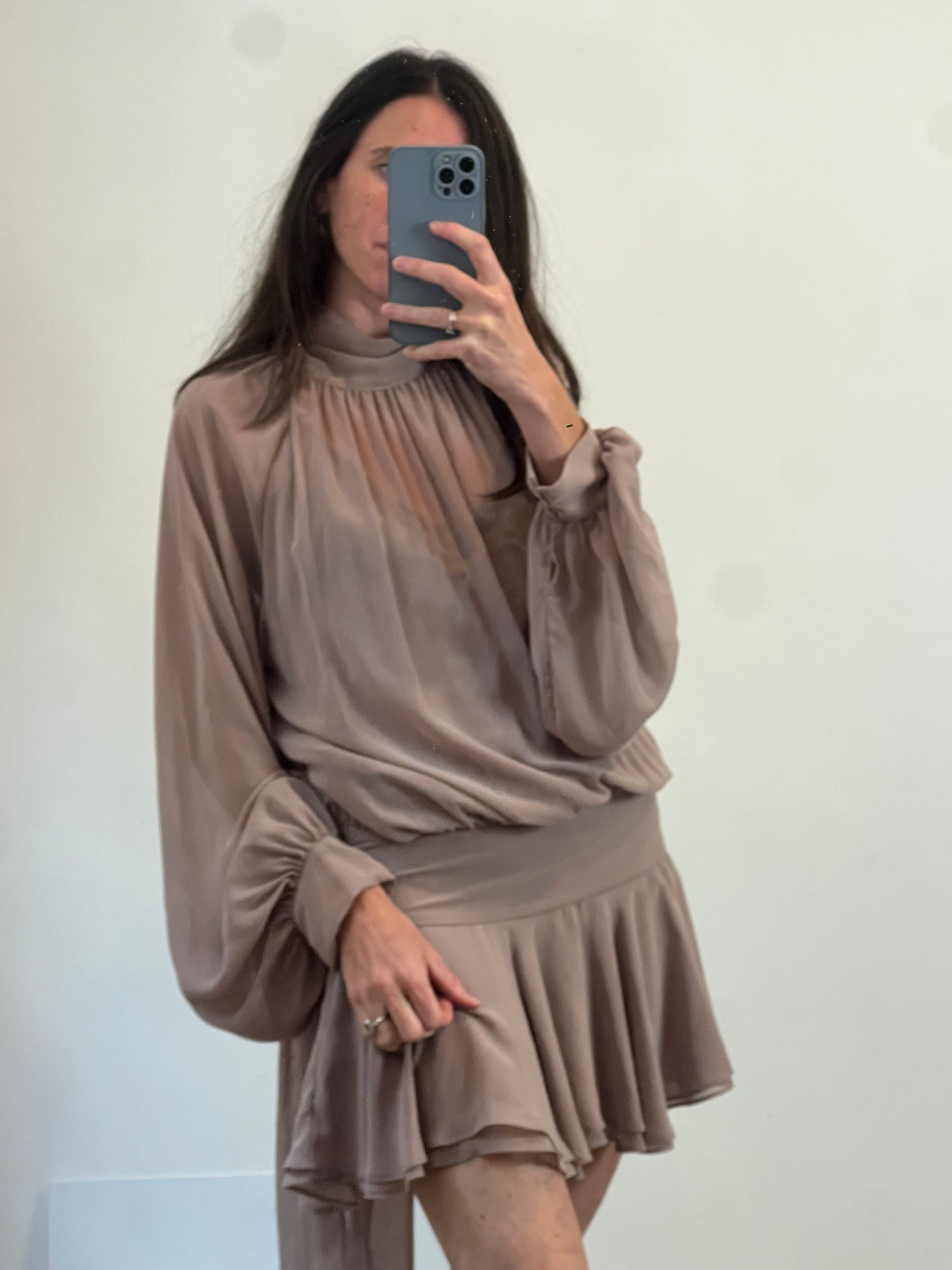 ODYSSEY. Brown swimsuit. TS