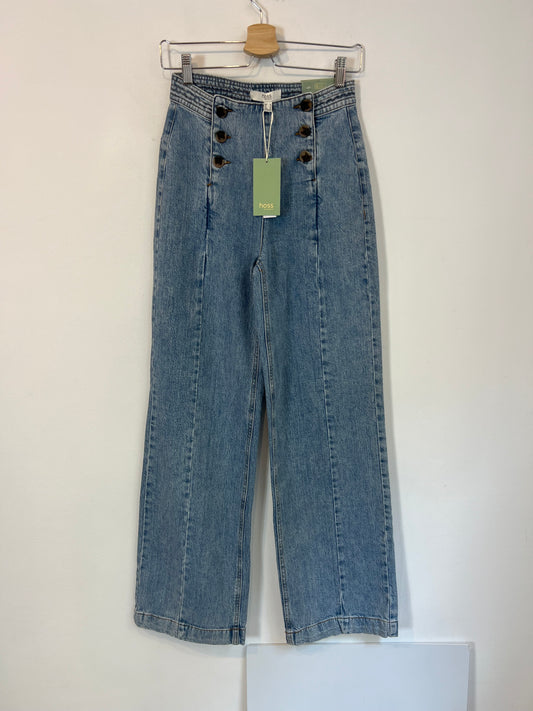 INTROPIA. Pantalón denim botones T.36