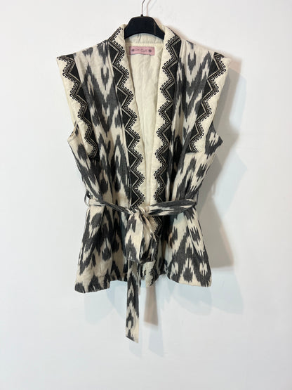 PITI CUITI. Chaleco acolcha estampado. T U (M)