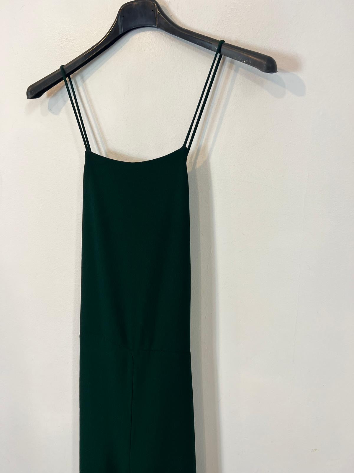 ZARA. Mono verde largo palazzo