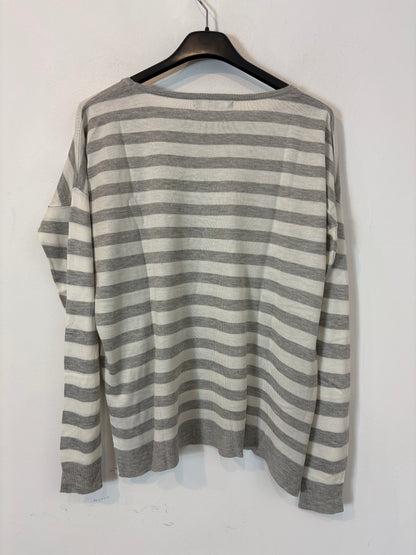 MANGO. Jersey fino rayas