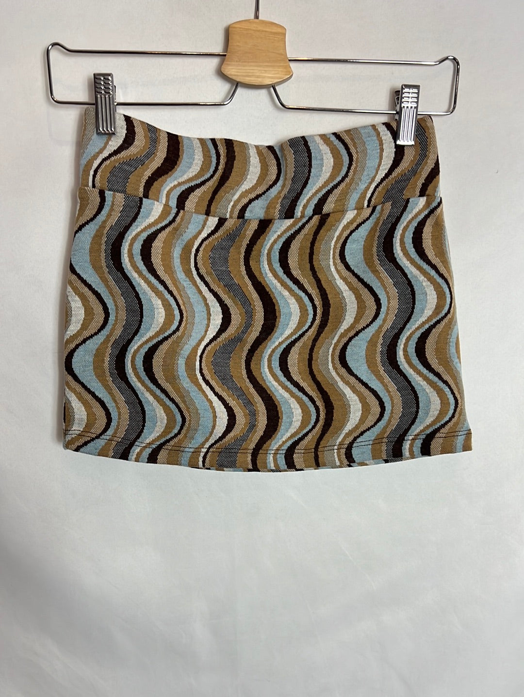 ZARA. Total look top y falda estampado retro. T XS/S