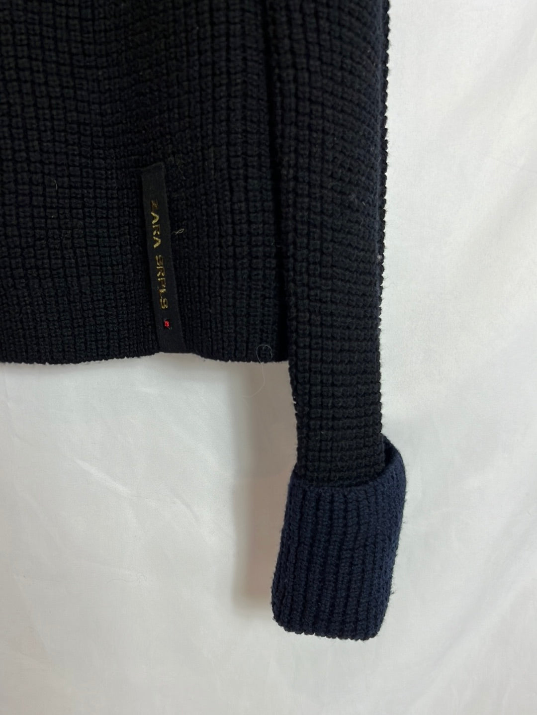 ZARA. Jersey bicolor punto  T.M