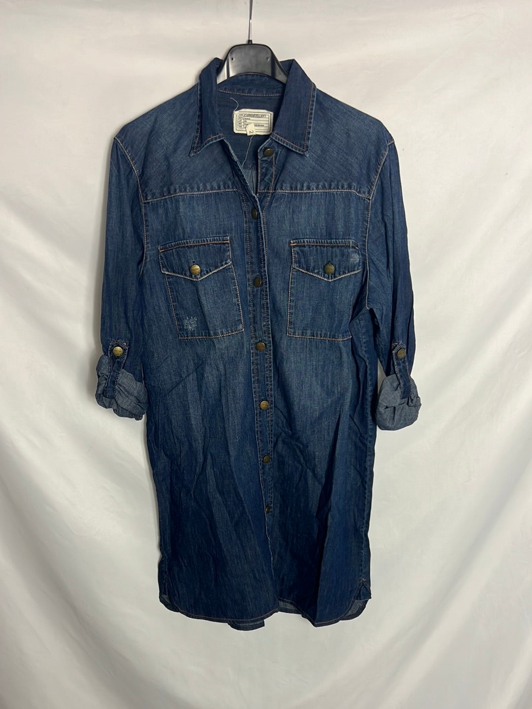 CURRENT ELLIOTT. Denim shirt dress. T2(M)