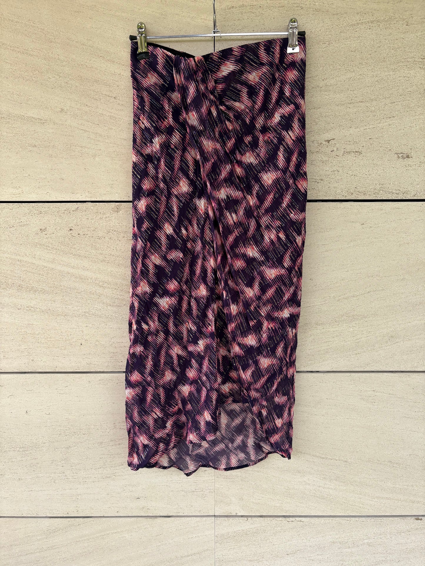 IRO. Falda midi estampada