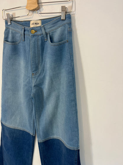 JULISE MAGON. Pantalón denim bicolor T.M