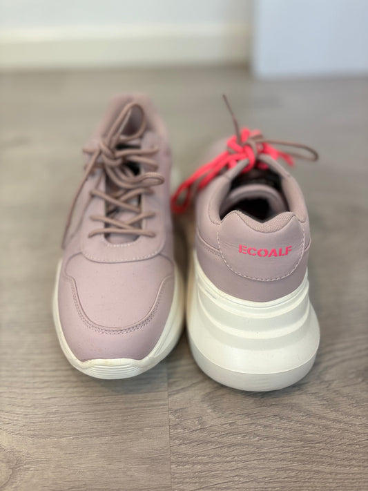 ECOALF. Zapatilla malva cordones. T 41