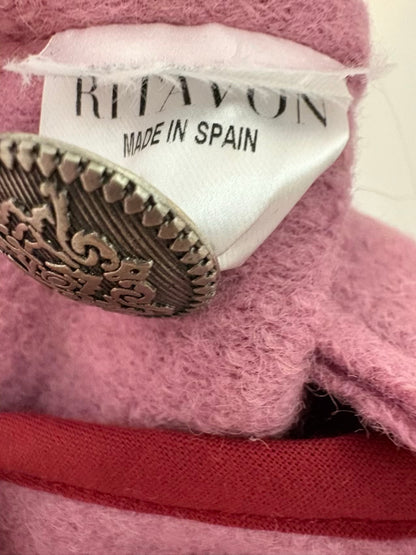 RITAVON. Chaqueta lana rosa